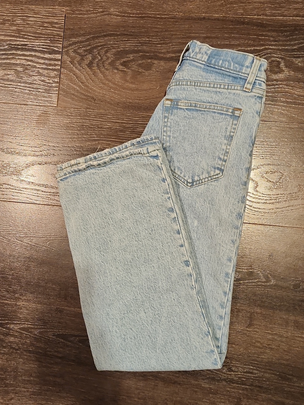 ❤️ ABERCROMBIE & FITCH 90'S HIGH RISE RELAXED WIDE LEG JEANS, 00S (24 SHORT) - Picture 13 of 14